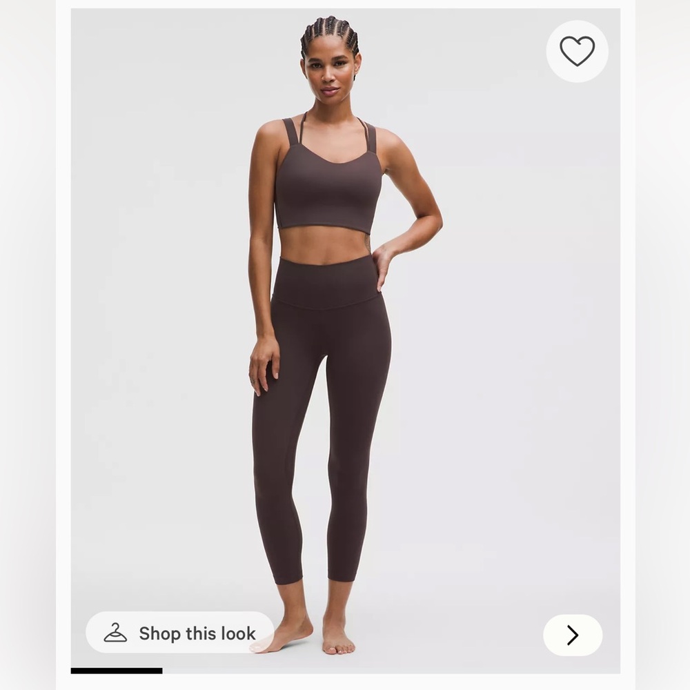 Lululemon Women's 25in align leggings in Java; size 12; $40